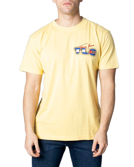 Tommy Hilfiger Jeans Yellow Cotton T-Shirt