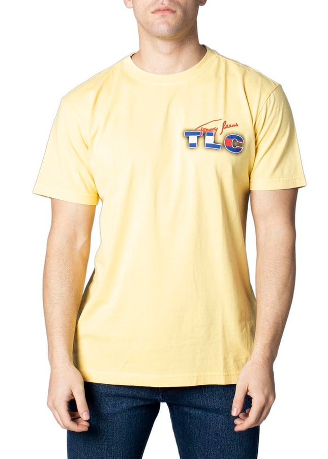 Tommy Hilfiger Jeans Yellow Cotton T-Shirt