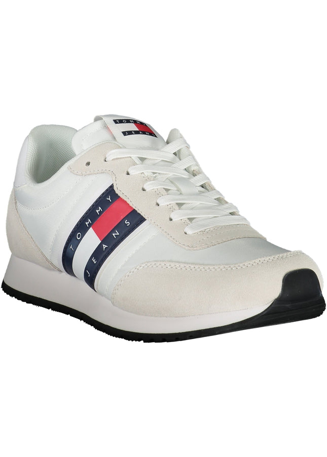 TOMMY HILFIGER MEN'S WHITE SPORTS SHOES-1