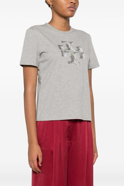 Tory Burch T-shirts and Polos Grey