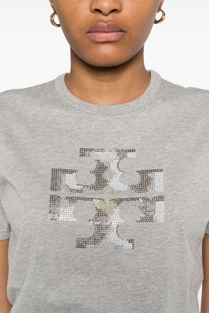 Tory Burch T-shirts and Polos Grey