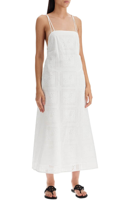 Tory Burch midi lace dress in seven