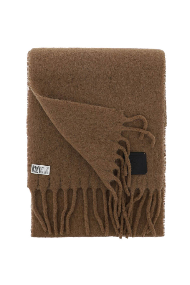 Toteme brushed wool scarf-women > accessories > scarves and gloves > scarves-Toteme-Urbanheer