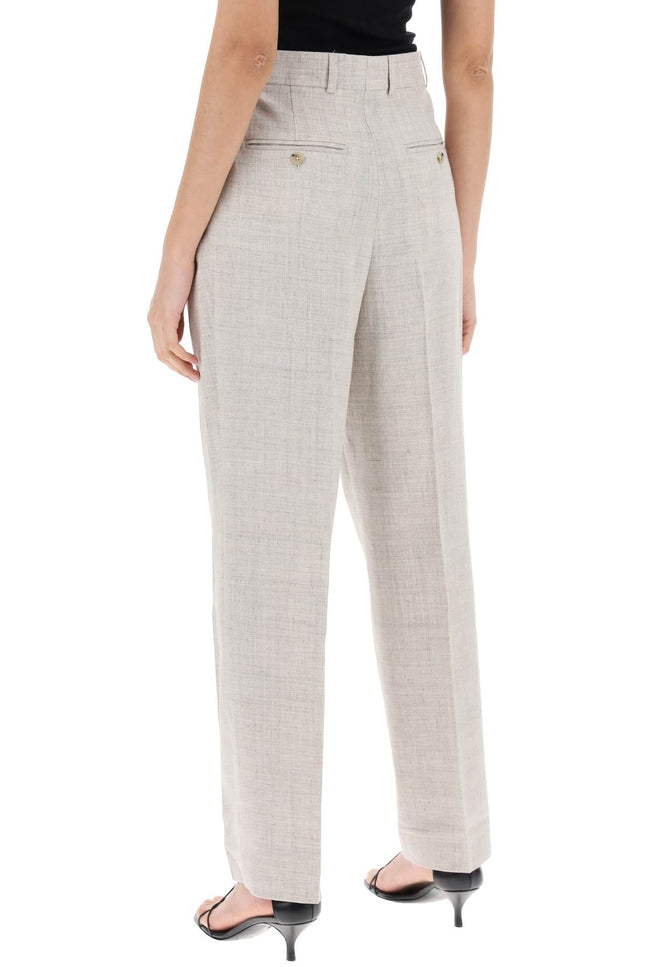 Toteme tailored trousers with double pleat-women > clothing > trousers-Toteme-Urbanheer