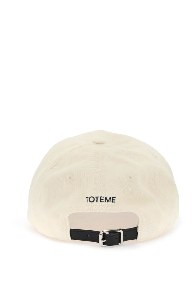 Toteme baseball cap made of tw-women > accessories > hats and hair accessories > hats-Toteme-os-Beige-Urbanheer