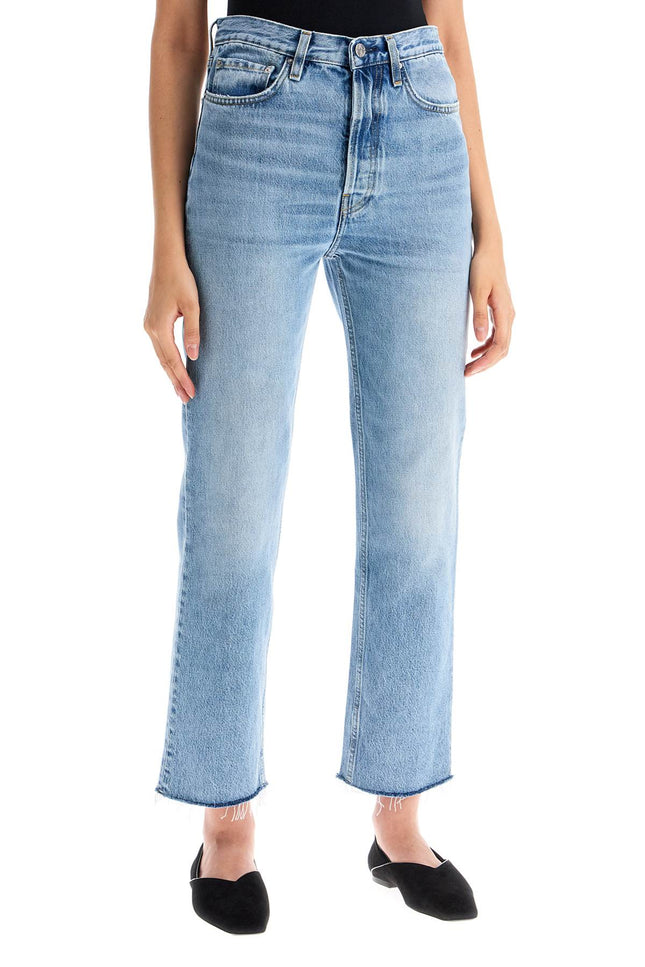 Toteme classic cut cropped jeans - Blue