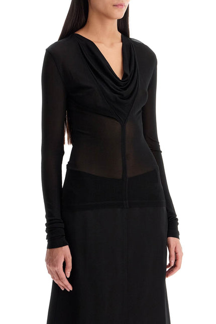 Toteme draped neckline top with