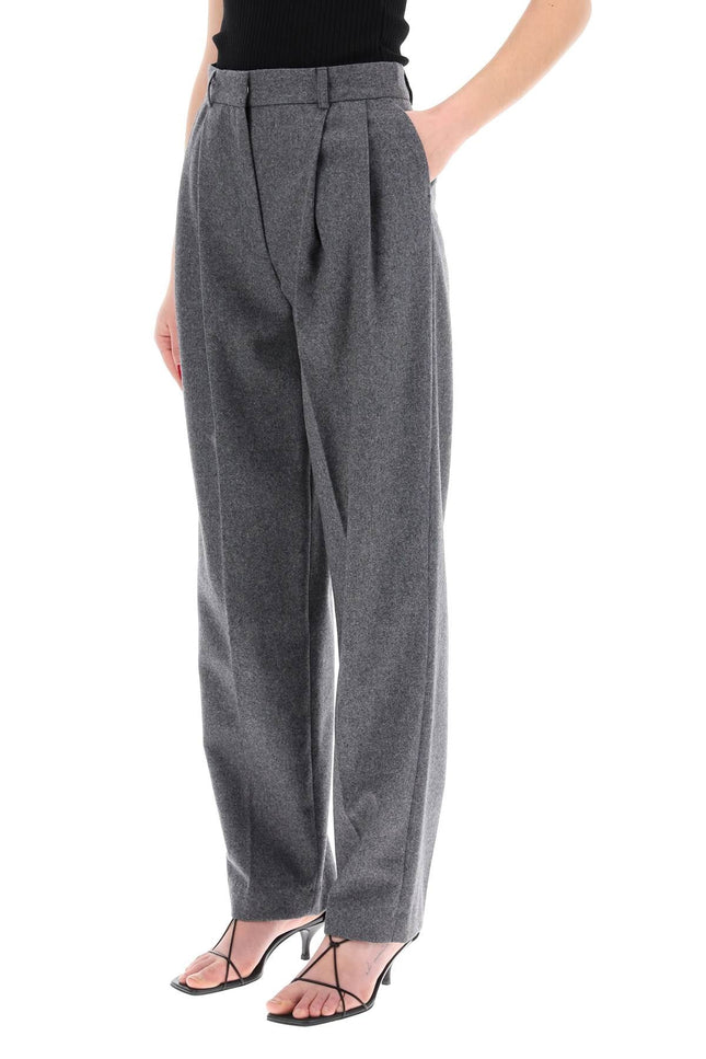 Toteme lightweight tailored flannel trousers-women > clothing > trousers-Toteme-Urbanheer