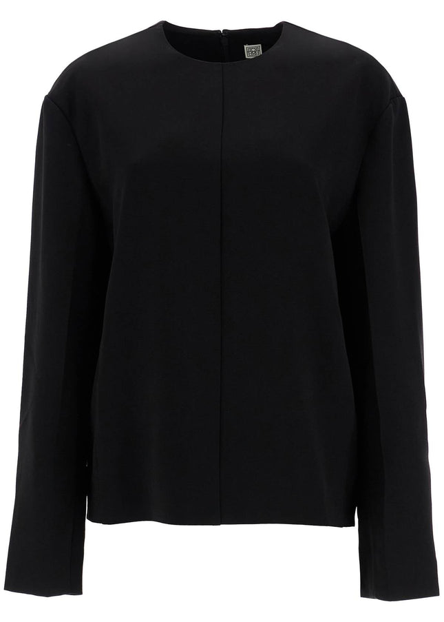 Toteme long-sleeved cady top