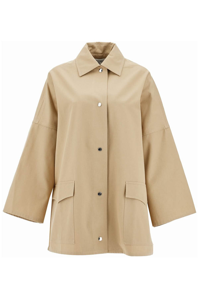 Toteme maxi cotton overshirt jacket for
