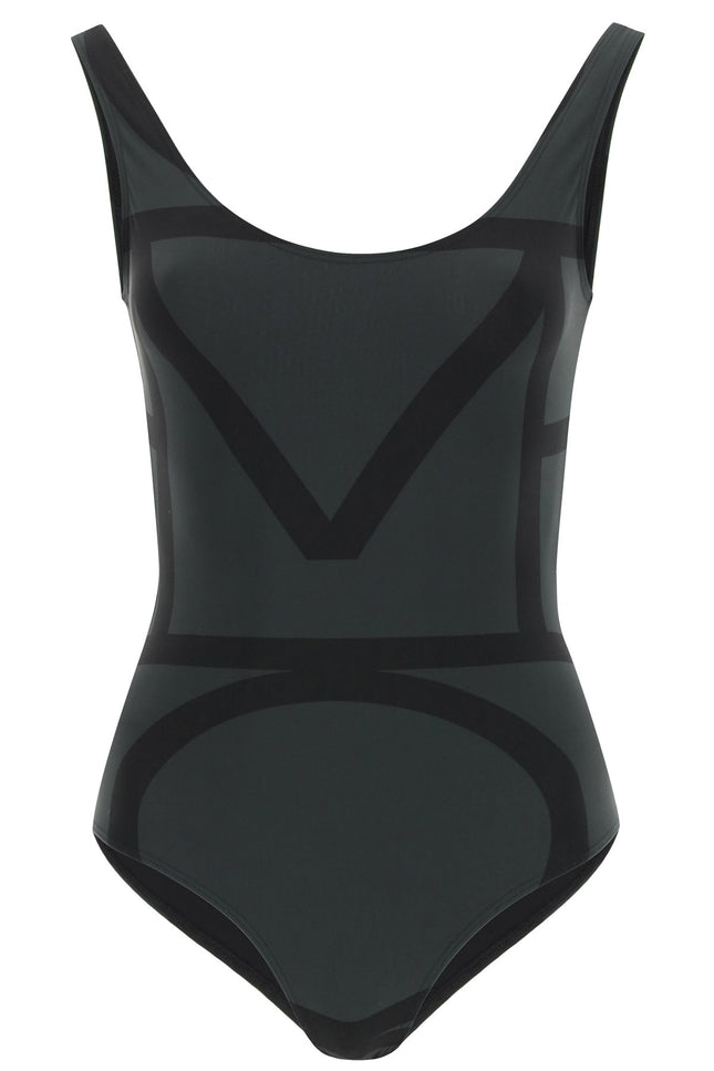 Toteme one piece monogram swimsuit