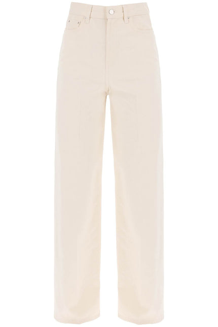 Toteme organic cotton wide leg jeans.