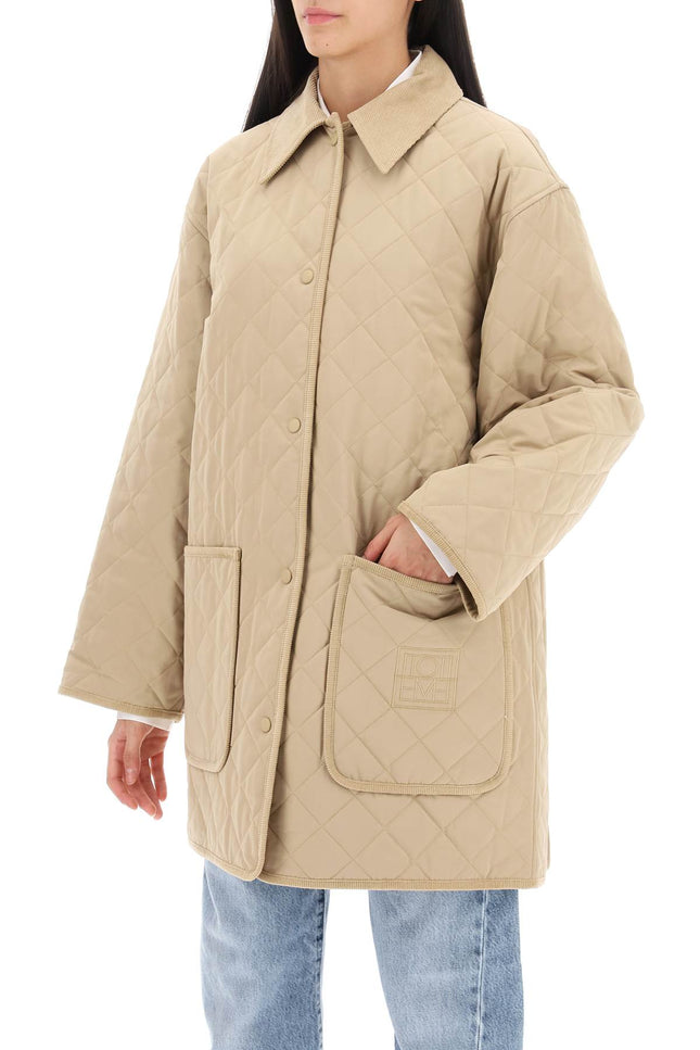 Toteme quilted barn jacket - Beige