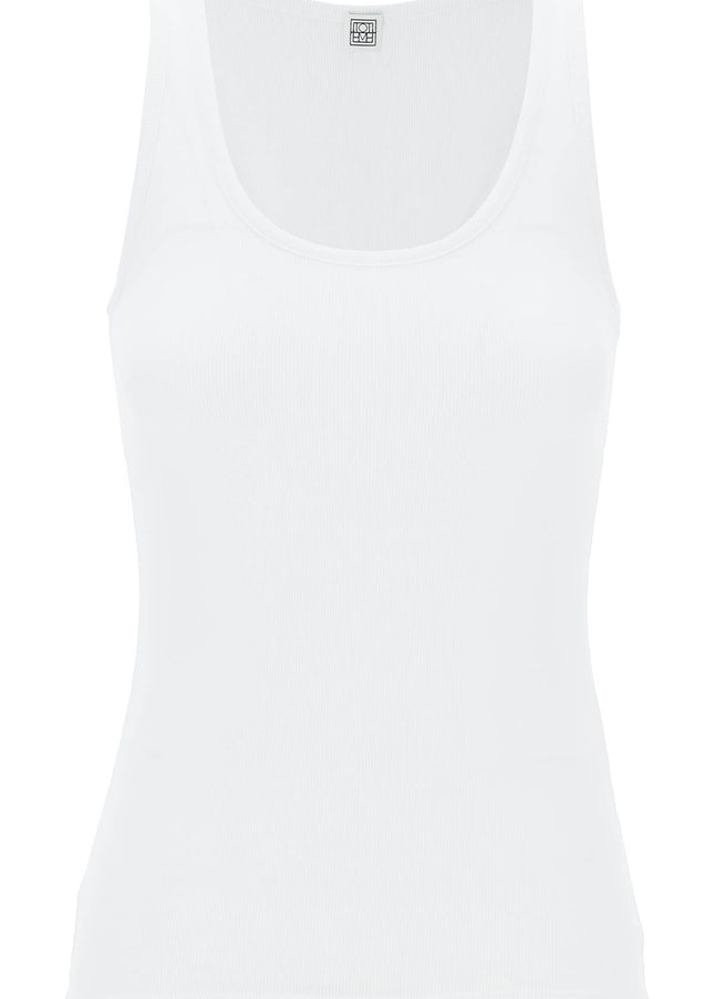 Toteme "ribbed jersey tank top with