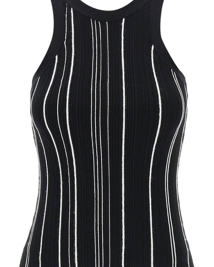 Toteme ribbed knit tank top with spaghetti