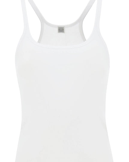 Toteme scoop neck rib tank top