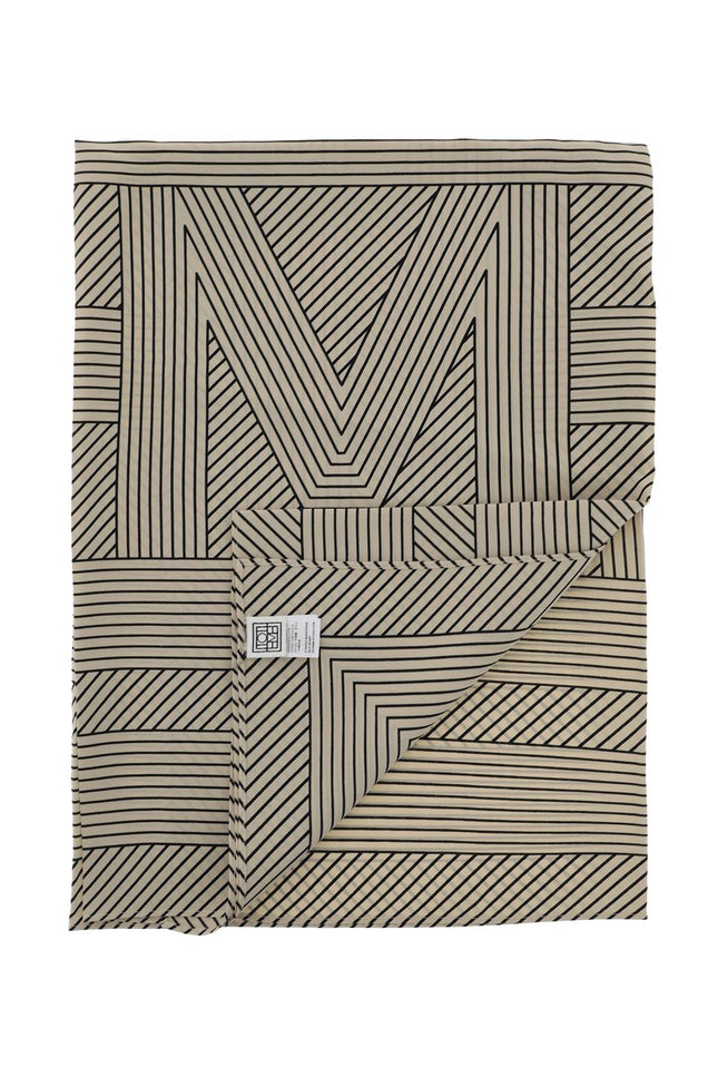 Toteme silk monogram striped scar-women > accessories > scarves and gloves > scarves-Toteme-Urbanheer