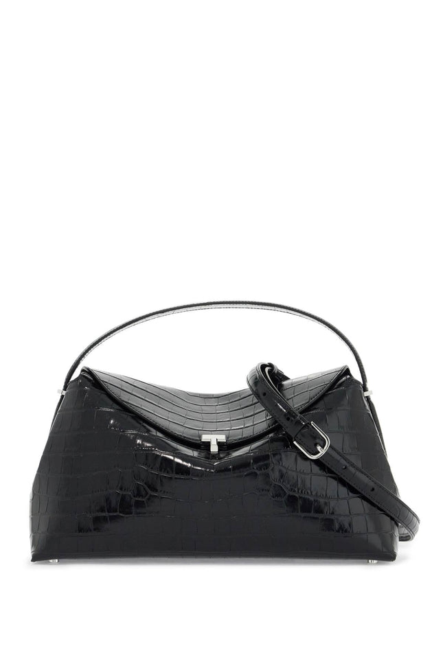 Toteme t-lock handbag with - Black