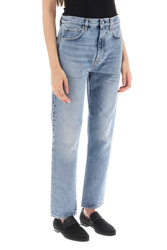 Toteme twisted seam cropped jeans - Blue