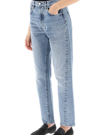 Toteme twisted seam cropped jeans - Blue