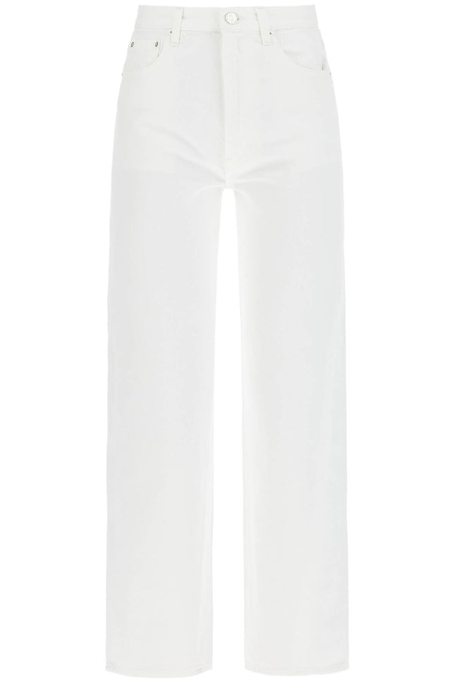 Toteme twisted seam cropped jeans - White