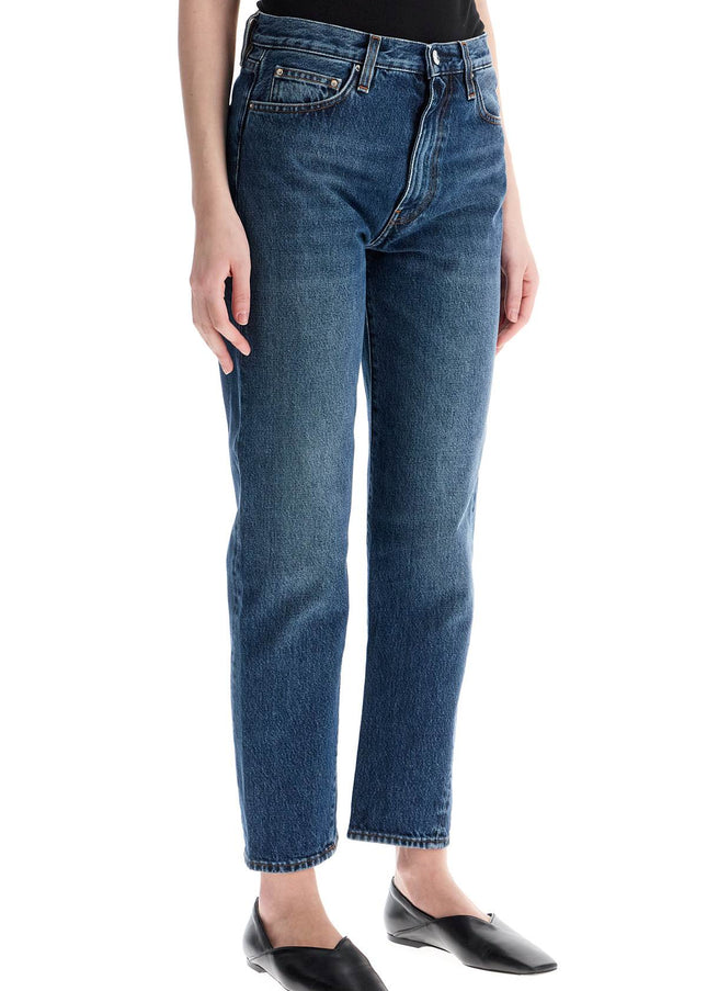 Toteme washed blue organic cotton jeans