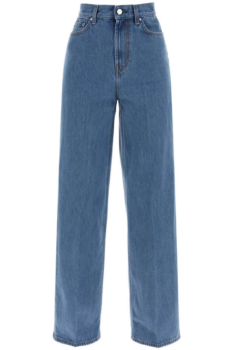 Toteme wide leg jeans in organic cotton