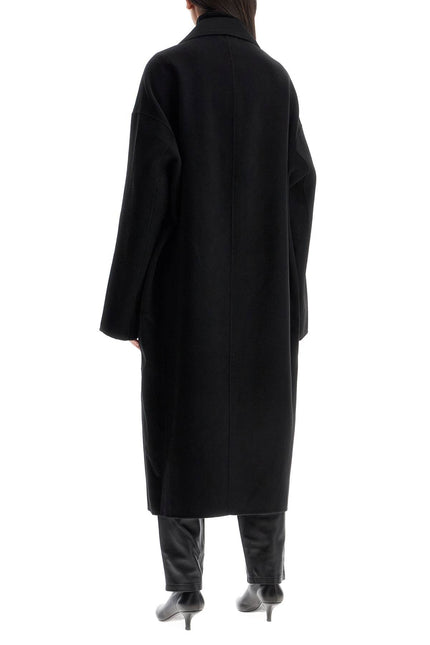 Toteme wool blend cocoon coat with