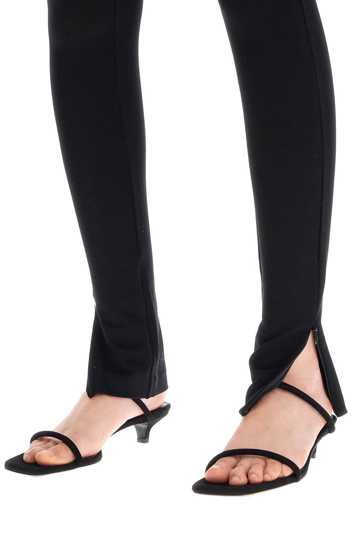 Toteme zip cuff leggings - Black