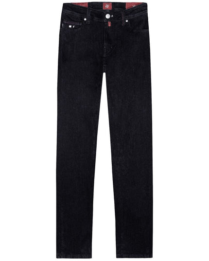 Tramarossa Black Cotton Jeans & Pant