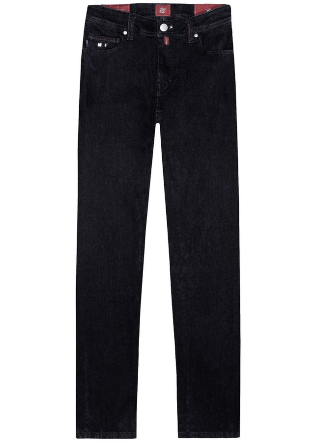 Tramarossa Black Cotton Jeans & Pant