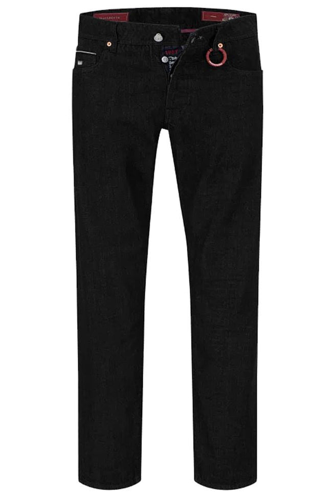 Tramarossa Black Cotton Jeans & Pant