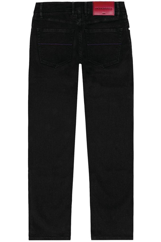 Tramarossa Black Cotton Jeans & Pant