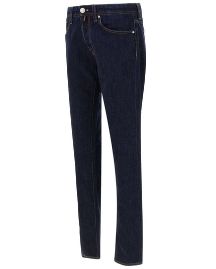 Tramarossa Blue Cotton Jeans & Pant