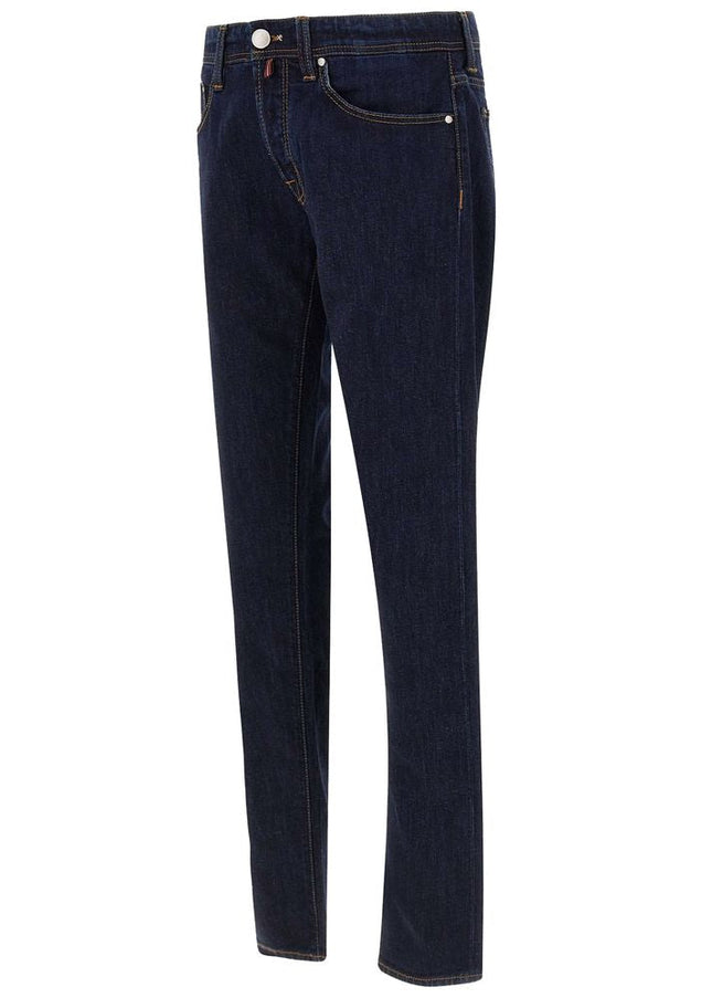 Tramarossa Blue Cotton Jeans & Pant