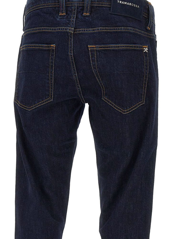 Tramarossa Blue Cotton Jeans & Pant