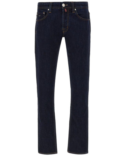 Tramarossa Blue Cotton Jeans & Pant