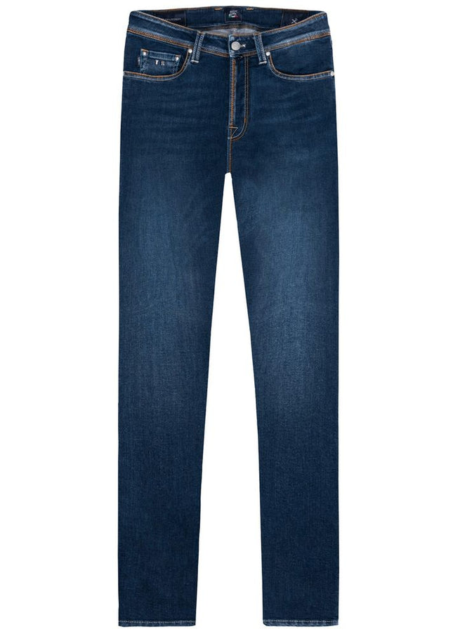 Tramarossa Blue Cotton Jeans & Pant