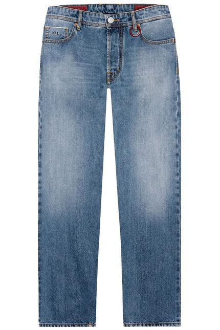 Tramarossa Blue Cotton Jeans & Pant