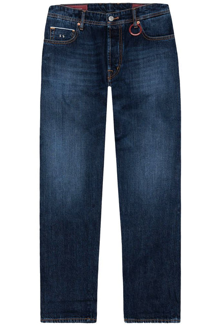 Tramarossa Blue Cotton Jeans & Pant