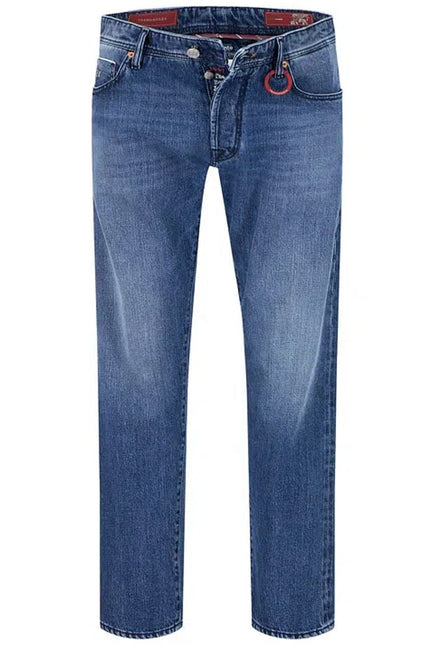 Tramarossa Blue Cotton Jeans & Pant