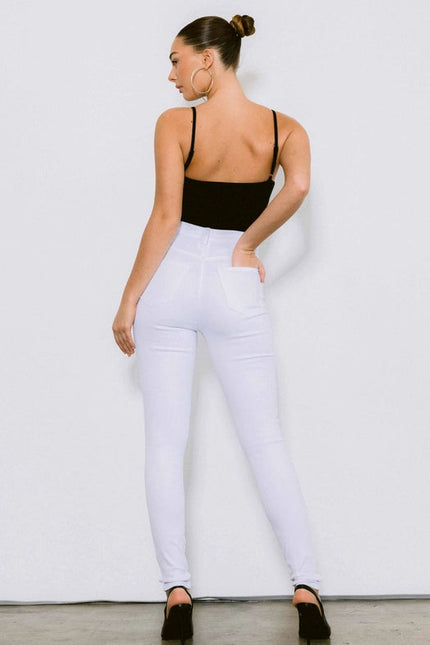 Trustfall Skinny Jeans White