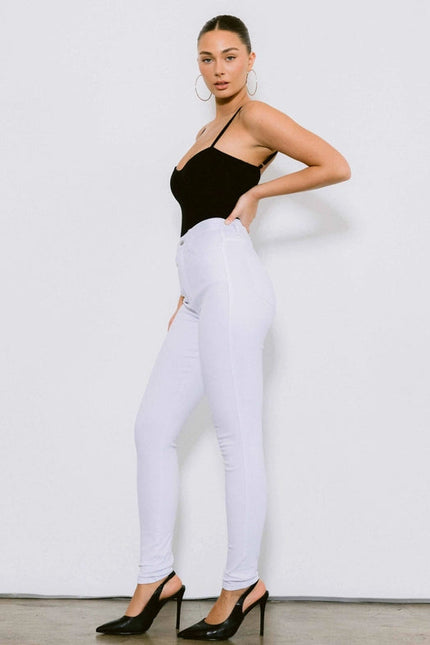 Trustfall Skinny Jeans White