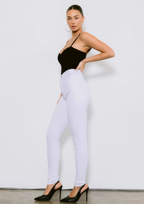 Trustfall Skinny Jeans White