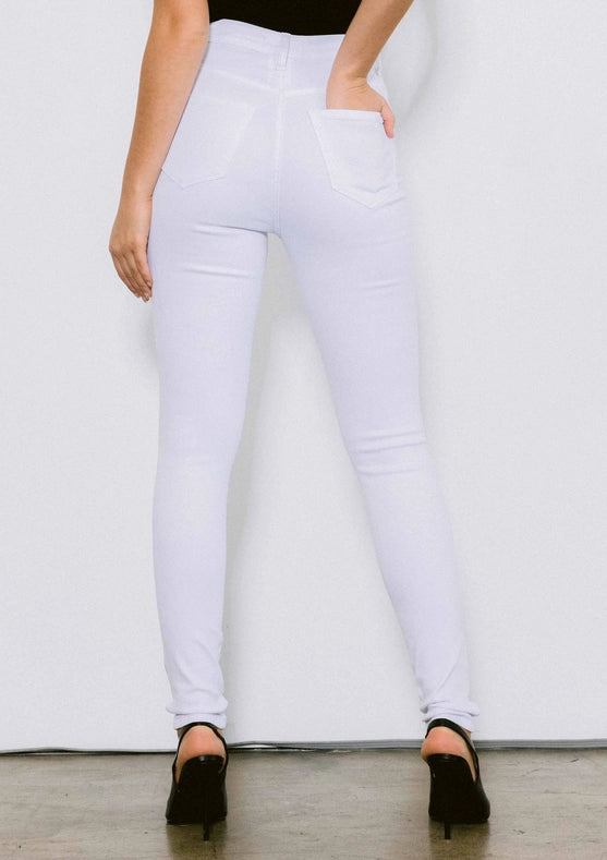 Trustfall Skinny Jeans White