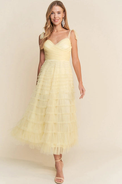 Tulle Midi Dress