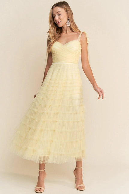 Tulle Midi Dress