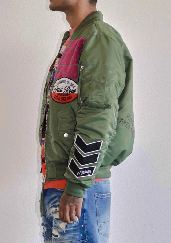 Ture Freedom Multi Patches MA-1 Jacket