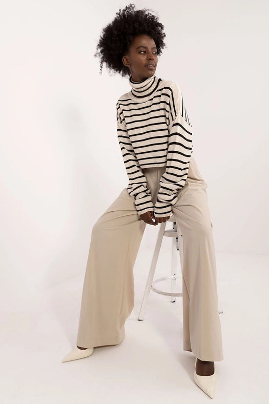 Turtleneck Badu Top Beige