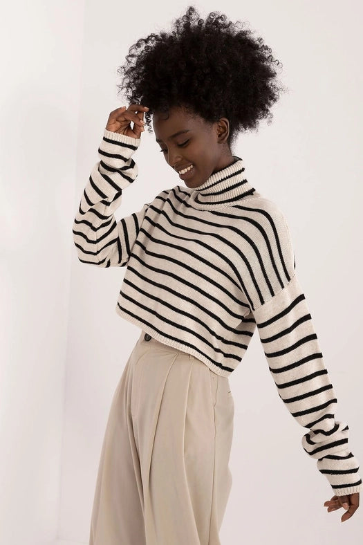 Turtleneck Badu Top Beige